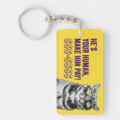 Meow Meow Puffytail Sleutelhanger (Voorkant)