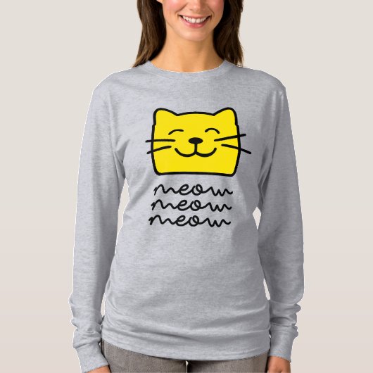 Meow Meow T-shirt (Voorkant)