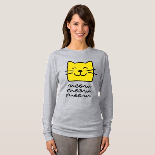 Meow Meow T-shirt (Voorkant volledig)