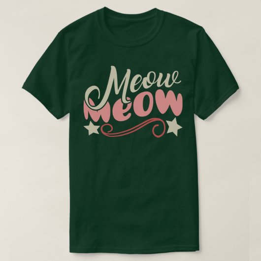 Meow Meow T-shirt (Design voorkant)