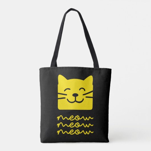 Meow Meow Tote Bag (Achterkant)