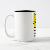 Meow Meow Tweekleurige Koffiemok (Links)