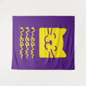 Meow Meow Wandkleed (Voorkant (horizontaal))