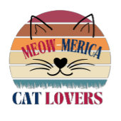 Meow-Merica Cat Lovers - Patriottische 4th of July T-shirt