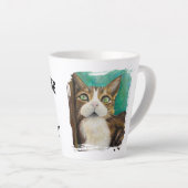 Meow mok met kat schilderij (Rechterhoek)