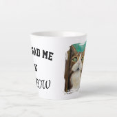 Meow mok met kat schilderij (Voorkant)
