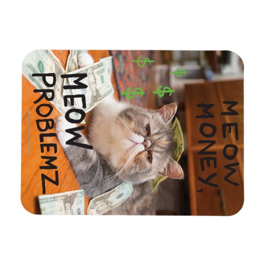Meow Money, Meow Problemz Magneet (Horizontaal)