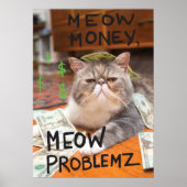 Meow Money, Meow Problemz Poster (Voorkant)
