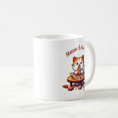 Meow & Munch Pizza Cat Mug Koffiemok (Voorkant rechts)