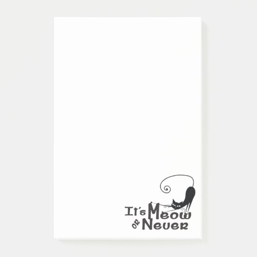 MEOW of Nooit Cat Post-it® notes (Voorkant)