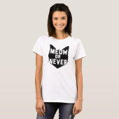 Meow of nooit t-shirt (Voorkant volledig)