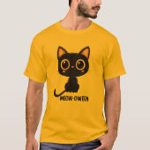 Meow-Oween T-shirt (Voorkant)