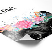 Meow Peking Cat, Kitten Cat Lover Gift Idee Foto Afdruk (Hoek)