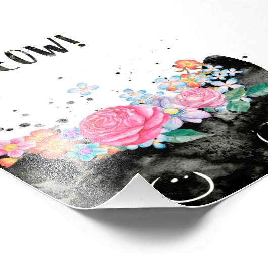 Meow Peking Cat, Kitten Cat Lover Gift Idee Foto Afdruk (Hoek)