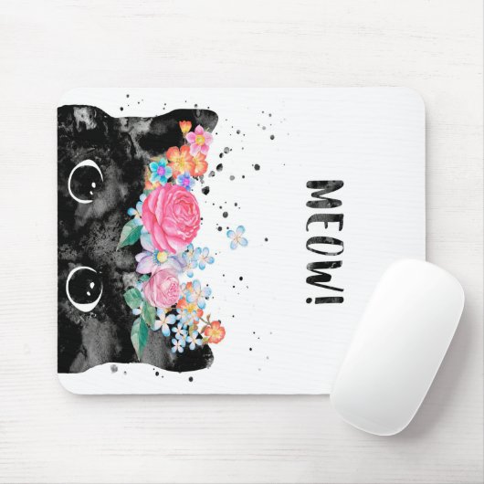 Meow Peking Cat, Kitten Cat Lover Gift Idee Muismat (Met muis)