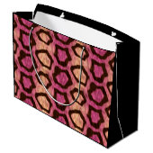 Meow Pink Wild Kat Cool Groot Cadeauzakje (Achterkant Gekanteld)