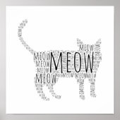 MEOW POSTER (Voorkant)