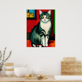 Meow Poster (Keuken)
