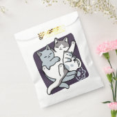 Meow Pounce Snuggle – Schattigee slapende katten Bedankzakje (Gezegeld)