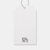 Meow Pounce Snuggle – Schattigee slapende katten Cadeaulabel (Achterkant)