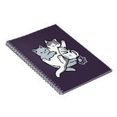 Meow Pounce Snuggle – Schattigee slapende katten Notitieboek (Rechterzijde)