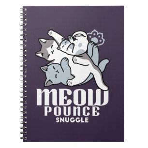 Meow Pounce Snuggle – Schattigee slapende katten Notitieboek