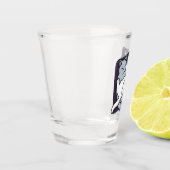 Meow Pounce Snuggle – Schattigee slapende katten Shot Glas (Links)