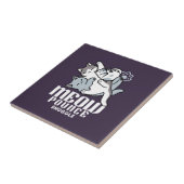 Meow Pounce Snuggle – Schattigee slapende katten Tegeltje (Zijkant)