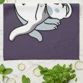 Meow Pounce Snuggle – Schattigee slapende katten Theedoek (Gevouwen)