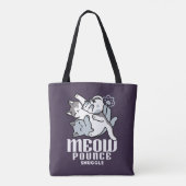 Meow Pounce Snuggle – Schattigee slapende katten Tote Bag (Achterkant)