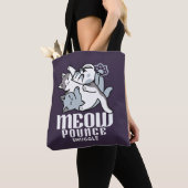 Meow Pounce Snuggle – Schattigee slapende katten Tote Bag (Dichtbij)