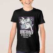 Meow Pounce Snuggle – Schattigee slapende katten Tri-Blend Shirt (Voorkant)