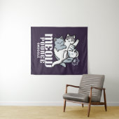 Meow Pounce Snuggle – Schattigee slapende katten Wandkleed (In Situ (horizontaal))