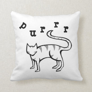 Meow & Purring Kat Pillow Kussen