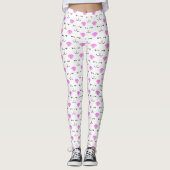 Meow Retro Kitty Cat Leggings (Voorkant)