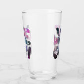 Meow – Schattigee Cat silhouetten en Paw Prints De Glas (Links)