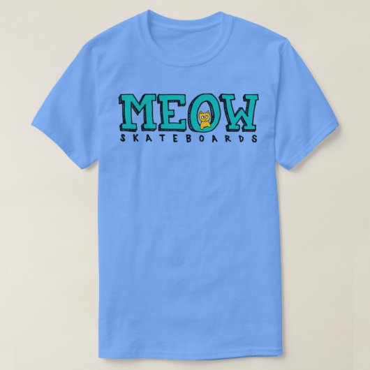 Meow Skateboards T-shirt (Design voorkant)