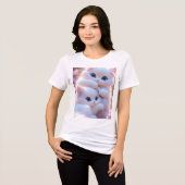 "Meow Stemming Geactiveerd _ Esthetisch Kitty-ontw Tri-Blend Shirt (Voorkant volledig)