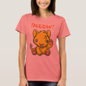!MEOW! T-SHIRT (Voorkant)