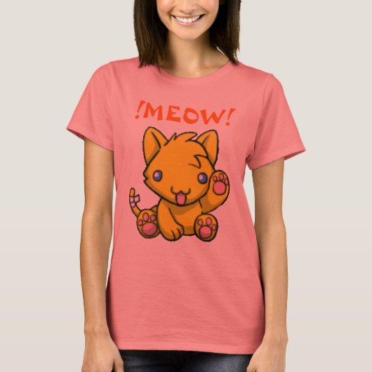 !MEOW! T-SHIRT (Voorkant)