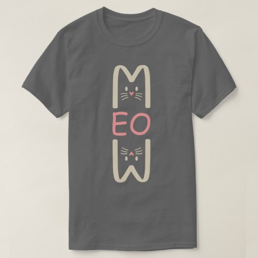 Meow T-shirt (Design voorkant)