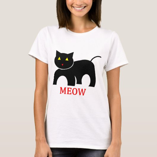 Meow T-shirt (Voorkant)