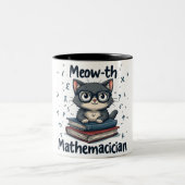 Meow-th Mathematician Tweekleurige Koffiemok (Center)