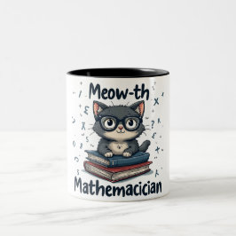 Meow-th Mathematician Tweekleurige Koffiemok