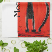 Meow Theedoek (Gevouwen)