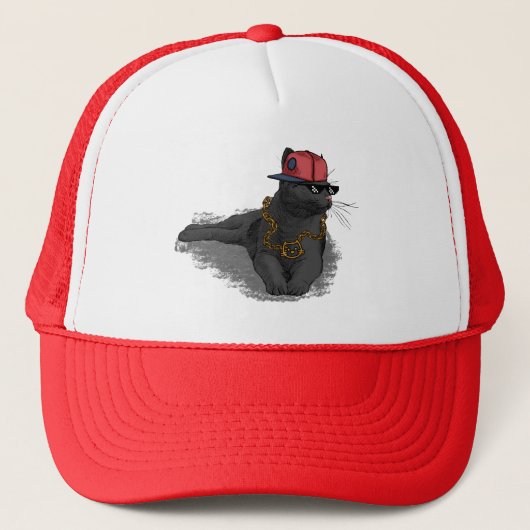 Meow Town Trucker Hat Trucker Pet (Voorkant)