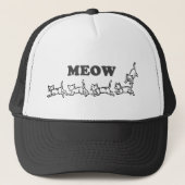 Meow Trucker Hat Trucker Pet (Voorkant)