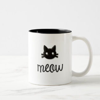 Meow Tweekleurige Koffiemok