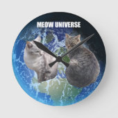 MEOW UNIVERSE RONDE KLOK (Voorkant)