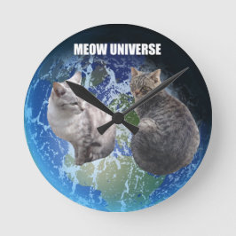 MEOW UNIVERSE RONDE KLOK